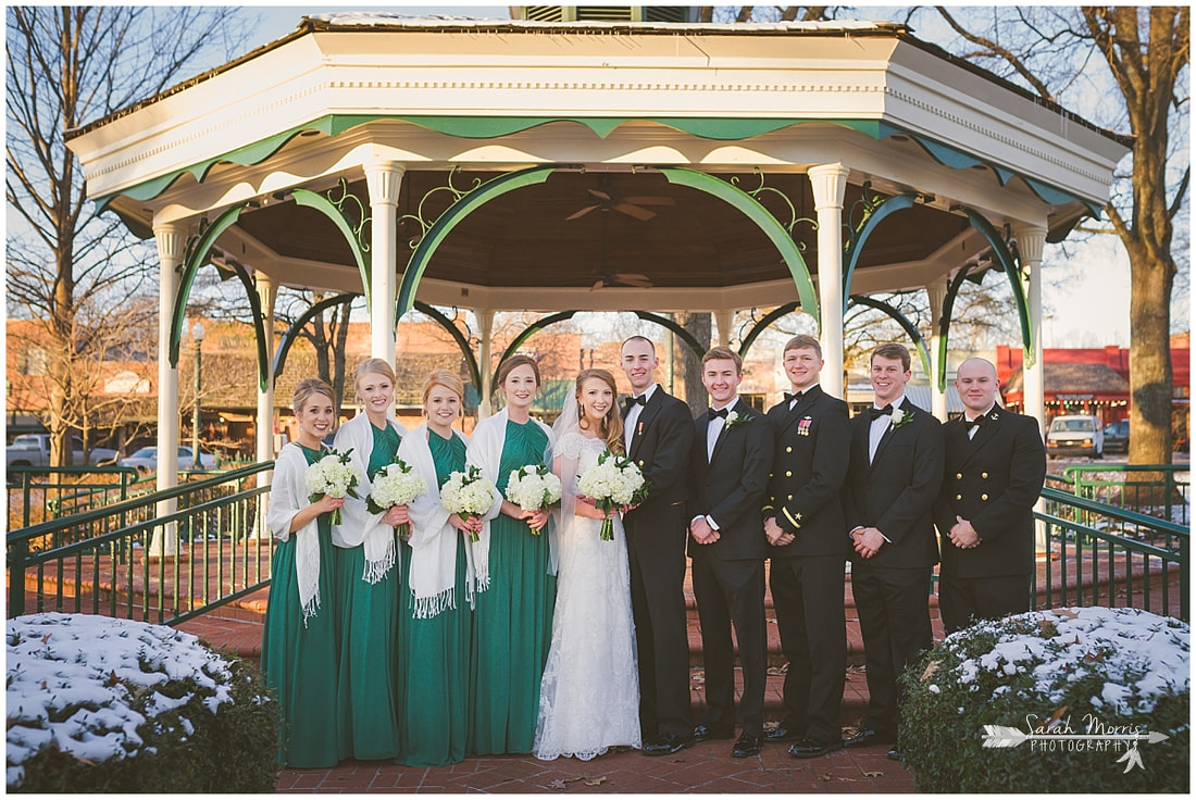 Collierville Wedding Photographer, Collierville Wedding Venue, The Quonset, Collierville Town Square, Wedding Party