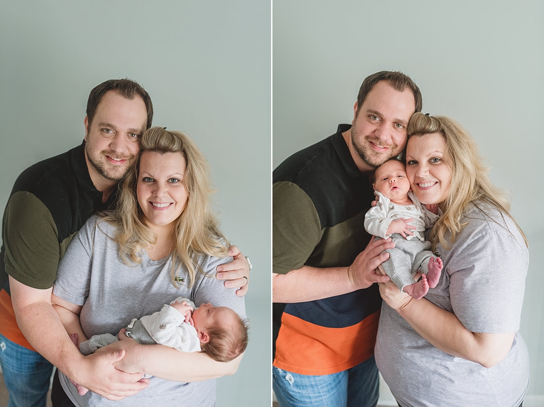 Family Portraits during newborn session by Sarah Morris Photography in Collierville, TN