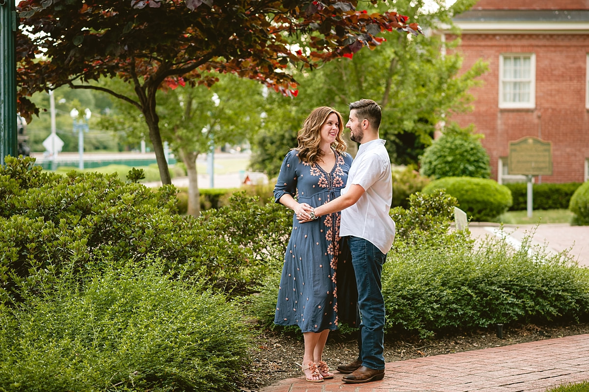 Collierville Town Square Engagement Session