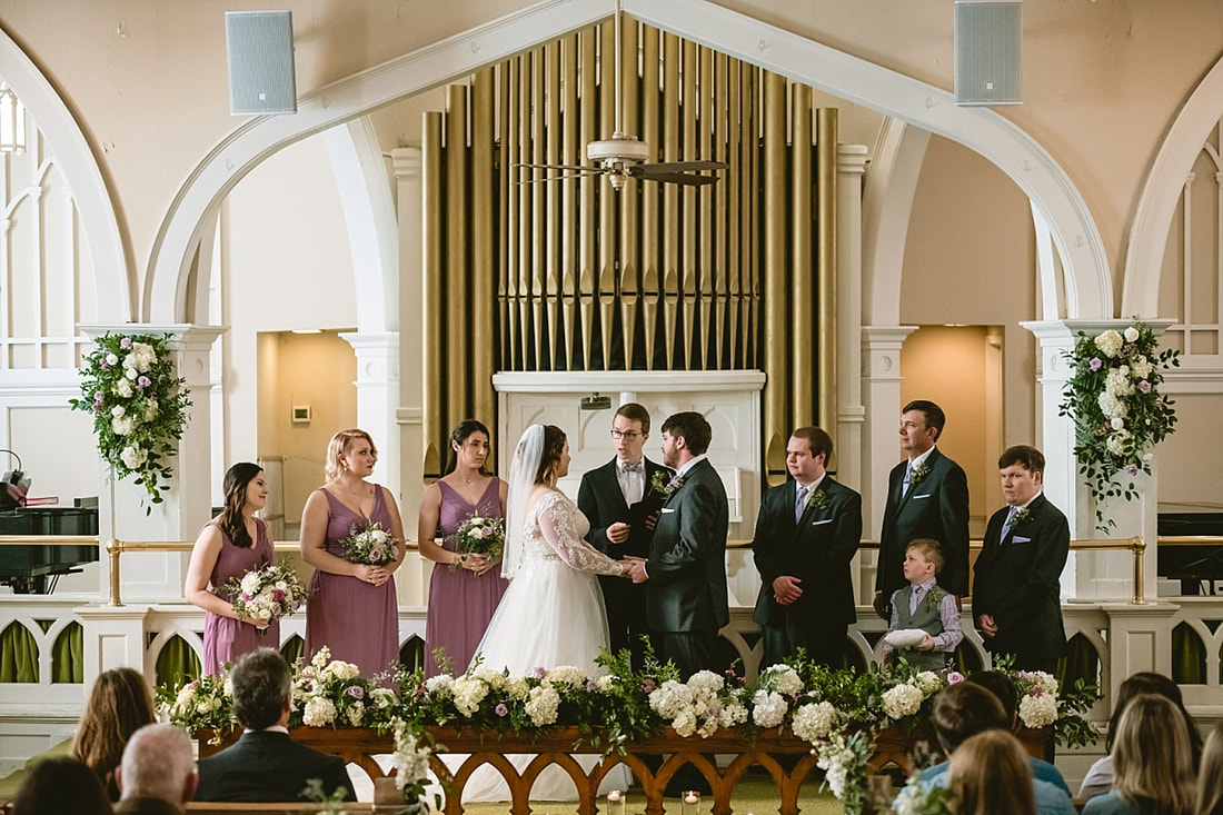 Wedding at Fillmore Street Chapel, Corinth, MS