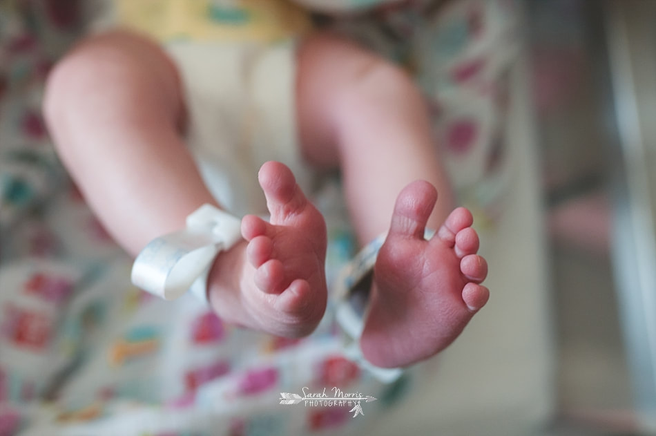 newborn baby feet at Methodist Le Bonheur Germantown Hospital
