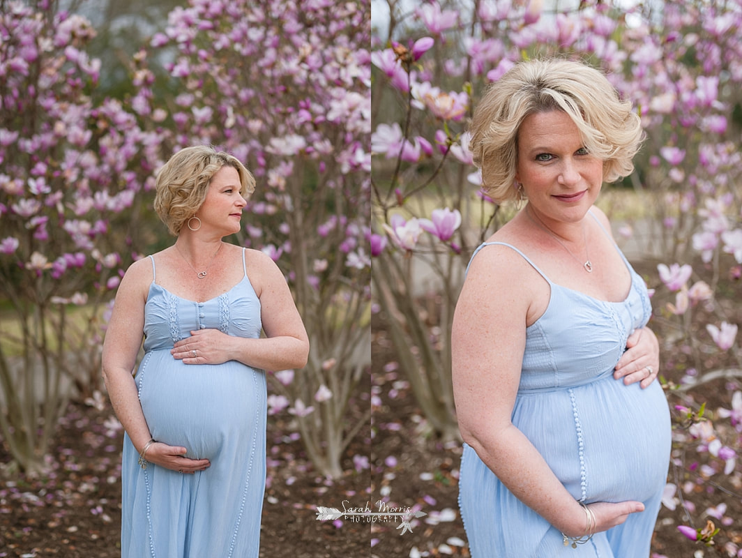 Memphis maternity photography for a rainbow baby at Memphis Botanic Garden by Sarah Morris Photography