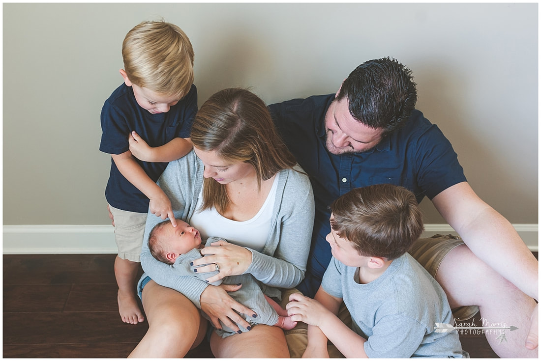 Newborn Photos with whole family