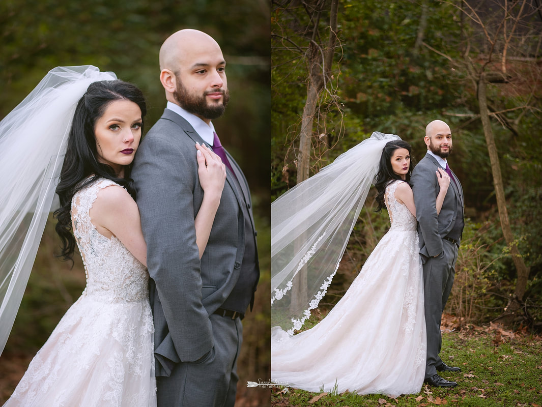 bridal portraits, wedding photos at Overton Chapel, Memphis Wedding Photographer