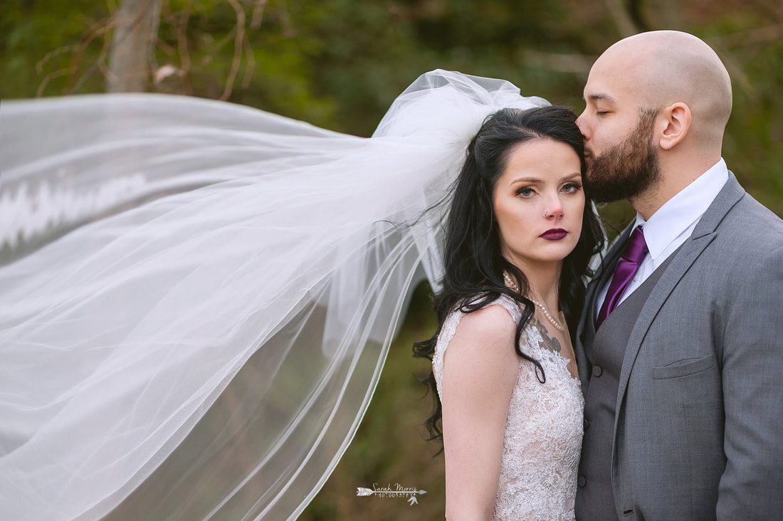 bridal portraits, wedding photos at Overton Chapel, Memphis Wedding Photographer