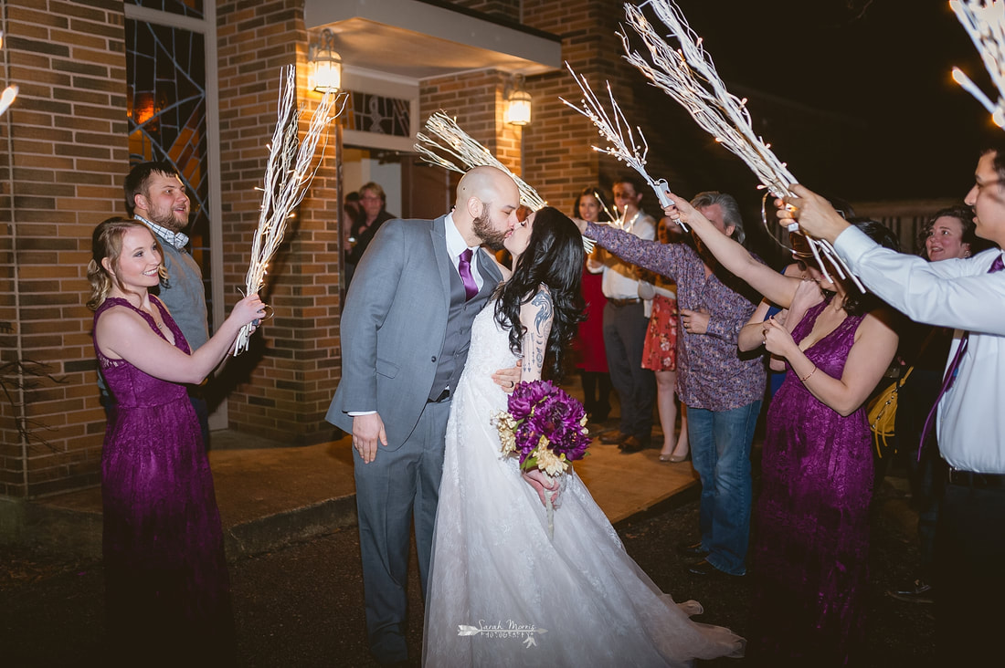 wedding reception at Overton Chapel, Memphis Wedding Photographer