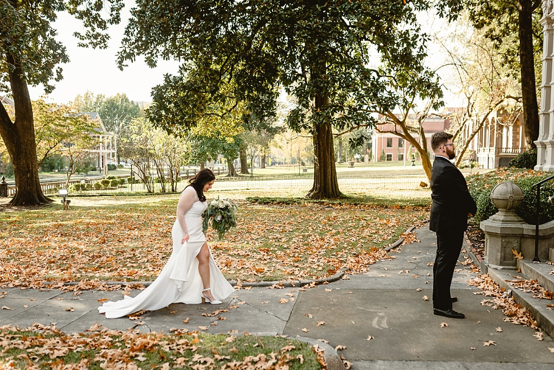 first look + Wedding at Woodruff-Fontaine in Memphis, TN