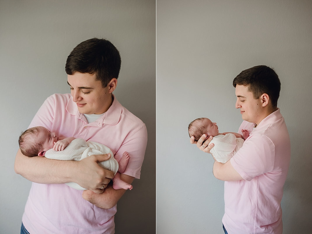 dad and newborn photo ideas- Memphis newborn photography