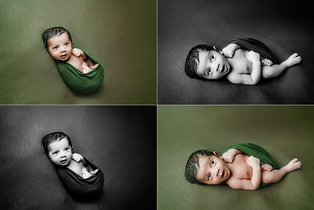 awake newborn baby boy newborn portraits, memphis, TN