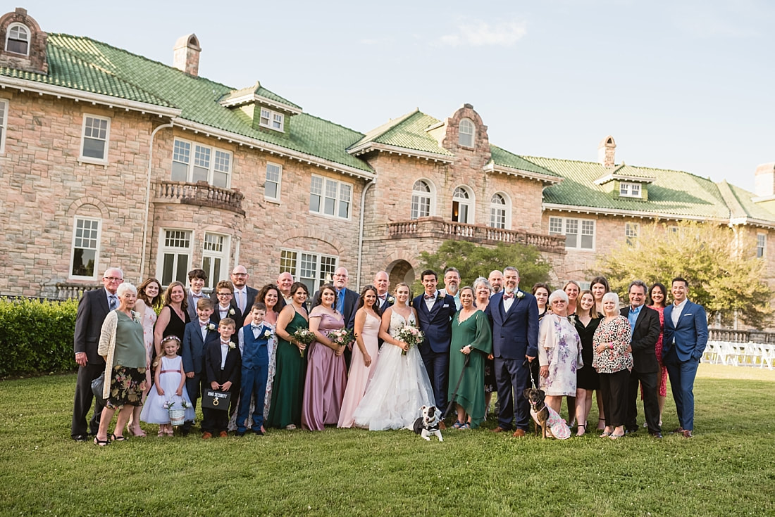family formal + Pink Palace Wedding + Memphis, TN