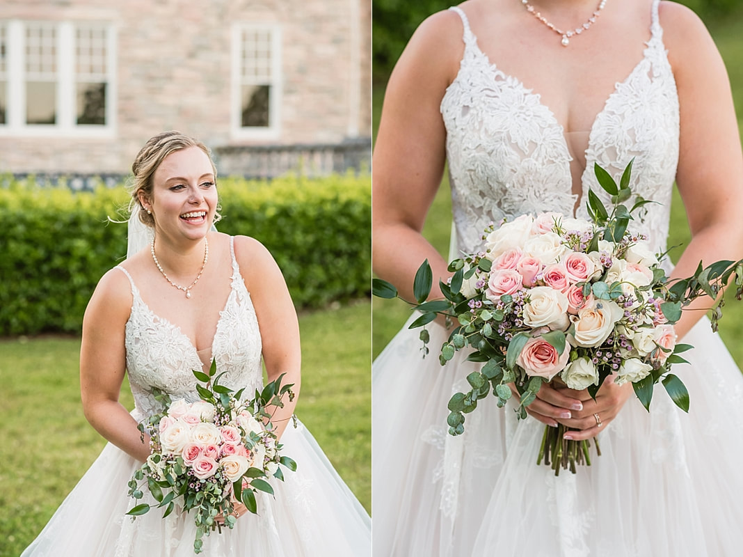 bridal portraits + Pink Palace Wedding + Memphis, TN