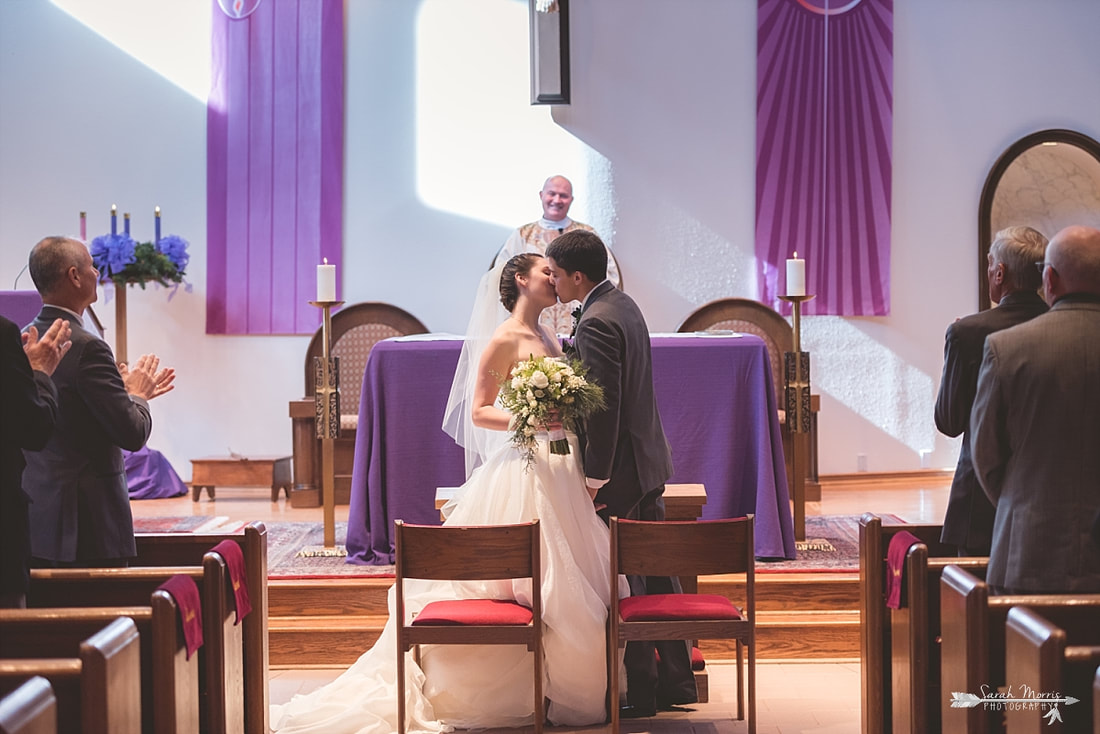 you may kiss the bride at St. Francis of Assisi Catholic Church