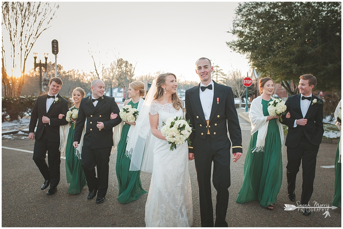 Collierville Wedding Photographer, Collierville Wedding Venue, The Quonset, Collierville Town Square, Wedding Party