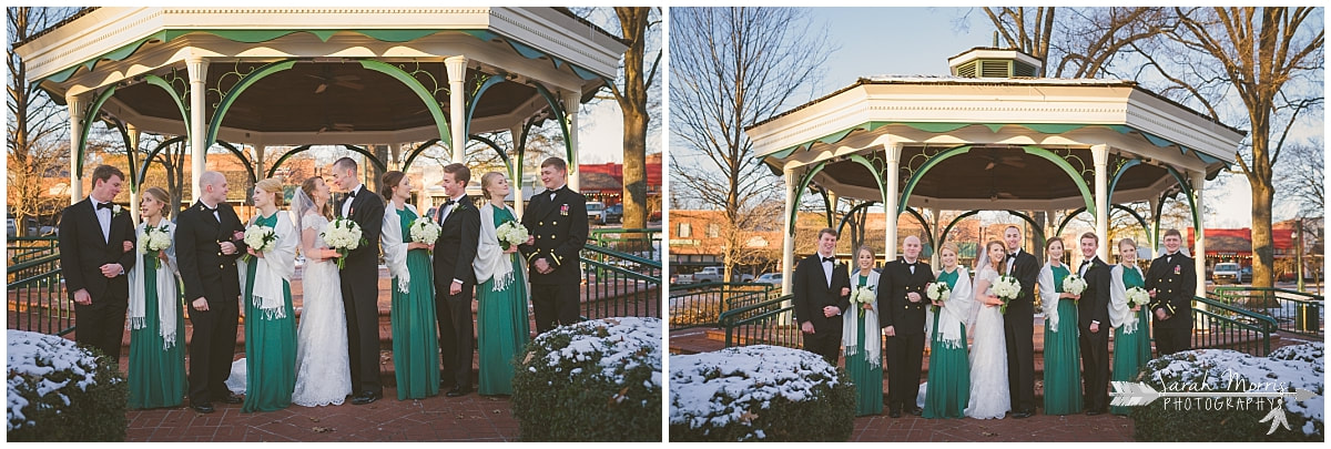 Collierville Wedding Photographer, Collierville Wedding Venue, The Quonset, Collierville Town Square, Wedding Party