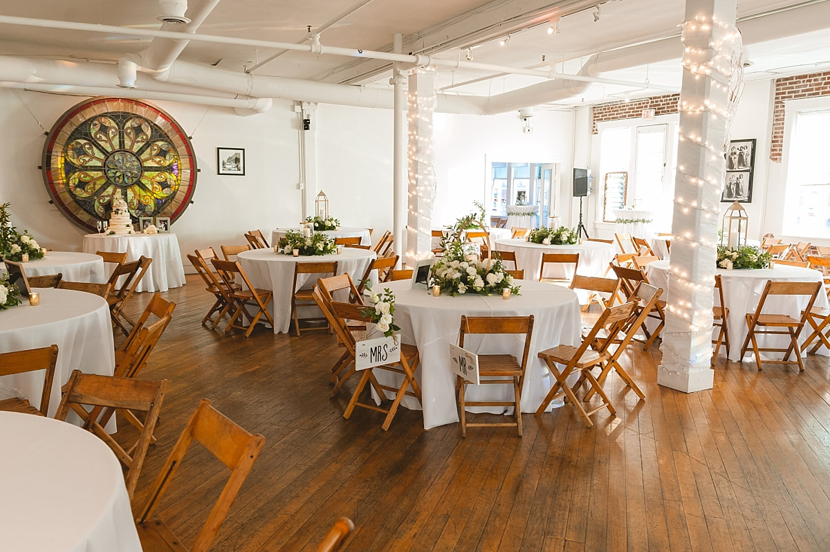 the reception room at the robinson gallery downtown memphis