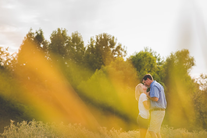 Engagement photos at Shelby Farms with Sarah Morris Photography