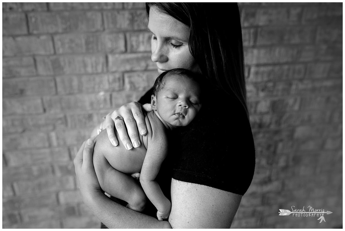 newborn photos of baby girl with mother