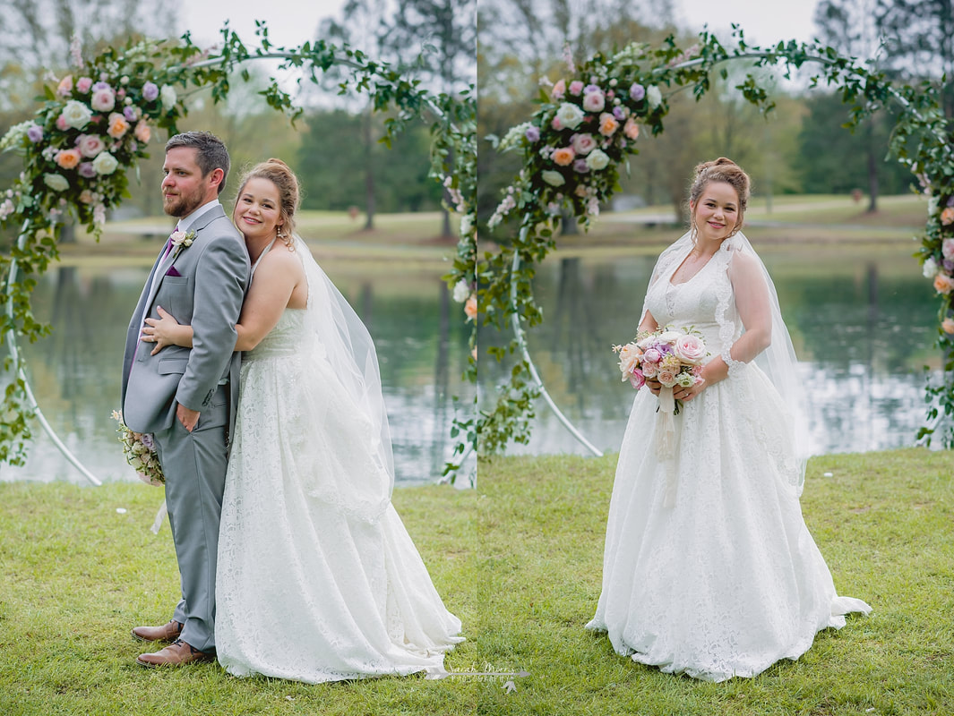 bridal portraits at backyard wedding in bartlett, tn , memphis wedding photographer