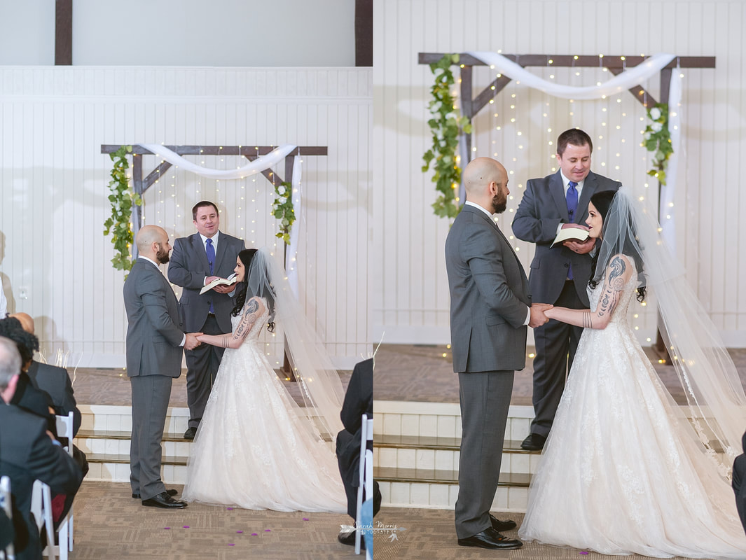 wedding ceremony at Overton Chapel, Memphis Wedding Photographer