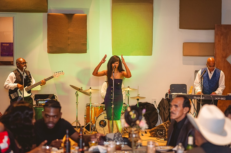 Blue Silk Band performing for the wedding reception at the Stax Museum