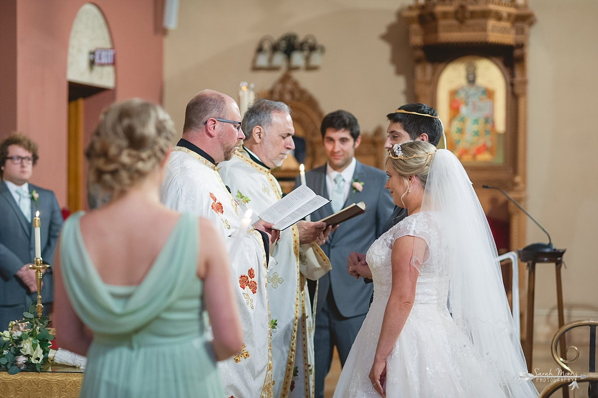 wedding at Annunciation Greek Orthodox Church in Memphis, TN