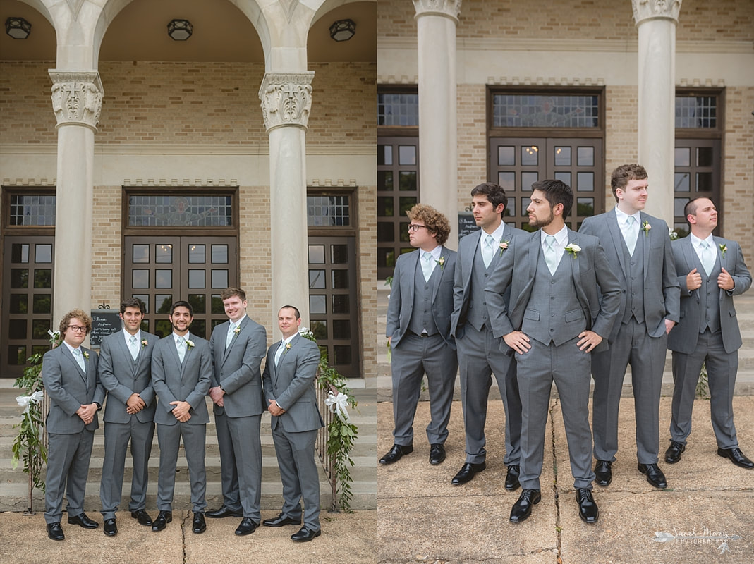 Bridal Party at Annunciation Greek Orthodox Church in Memphis, TN