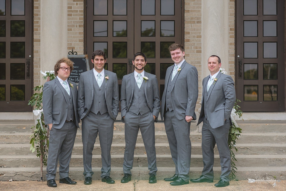 Bridal Party at Annunciation Greek Orthodox Church in Memphis, TN